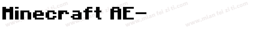 Minecraft AE字体转换